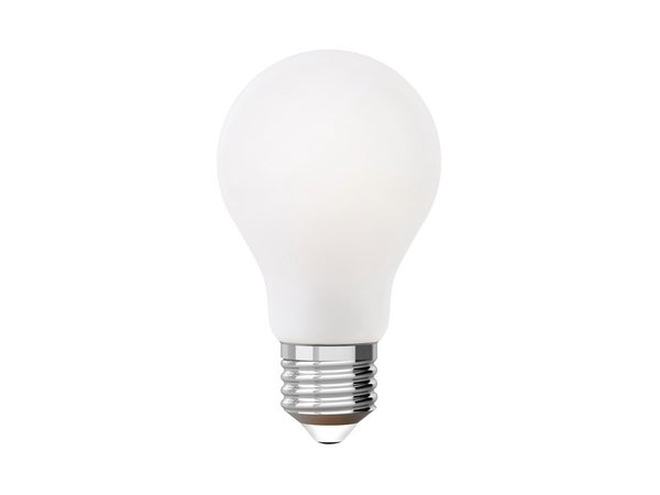 Ampoule led à filament opaline standard E27 60 W, LEXMAN
