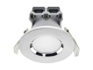 Spot encastre toit exterieur roski led d8,5 600lm chrome ip65 inspire