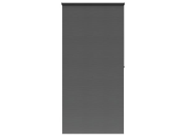Store enrouleur occultant Bossa gris foncé, l.45 x H.190 cm, INSPIRE