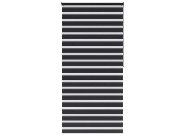 Store enrouleur jour/nuit Bolero gris foncé, l.60 x H.190 cm, INSPIRE