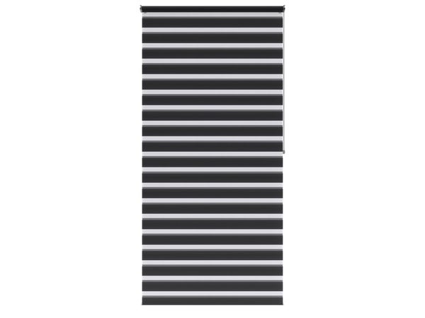 Store enrouleur jour/nuit Bolero gris foncé, l.105 x H.250 cm, INSPIRE