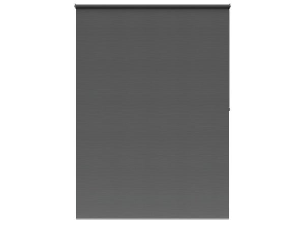 Store enrouleur occultant Bossa gris foncé, l.120 x H.250 cm, INSPIRE
