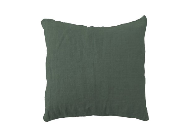 Coussin INSPIRE Danae 100% lin, 45 x 45 cm, cactus 1 vert