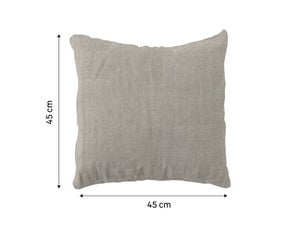 Coussin INSPIRE Danae, 100 % lin, 45 x 45 cm, natural