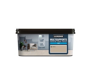 Peinture mat mur, boiserie et radiateur, LUXENS Trench 5, beige, 2.5 litres