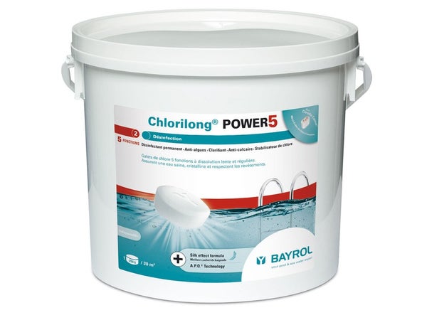Chlorilong power 5 BAYROL export 5 Kg
