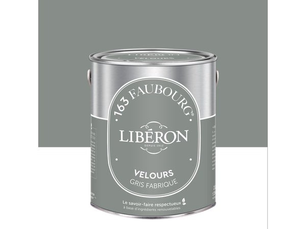 Peinture gris fabrique multisupport 163 faubourg LIBÉRON velours 2.5 l