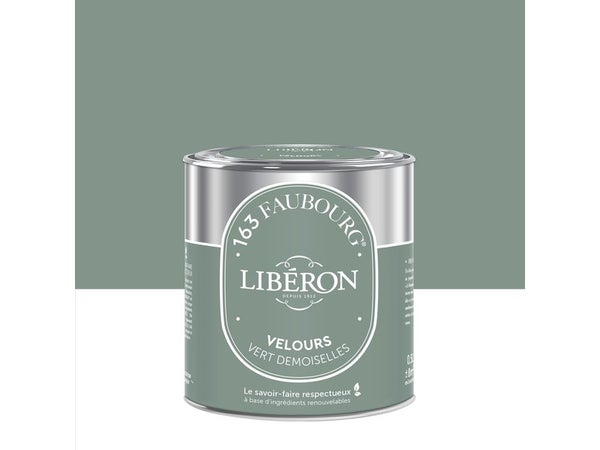 Peinture vert demoiselles multisupport 163 faubourg LIBÉRON velours 0.5 l