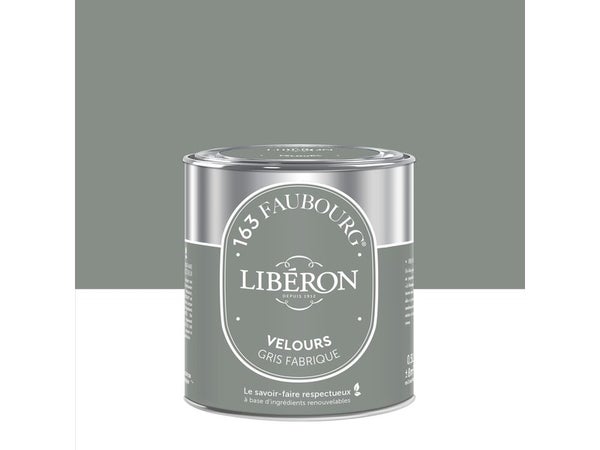 Peinture gris fabrique multisupport 163 faubourg LIBÉRON velours 0.5 l