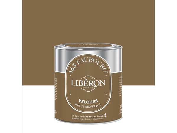 Peinture brun arabique multisupport 163 faubourg LIBÉRON velours 0.5 l