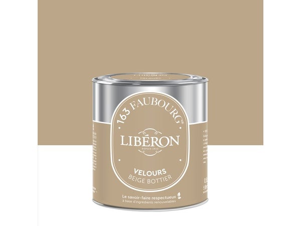 Peinture beige bottier multisupport 163 faubourg LIBÉRON velours 0.5 l