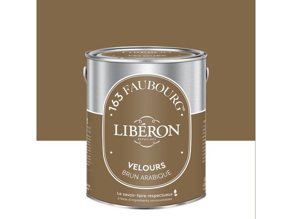 Peinture brun arabique multisupport 163 faubourg LIBÉRON velours 2.5 l