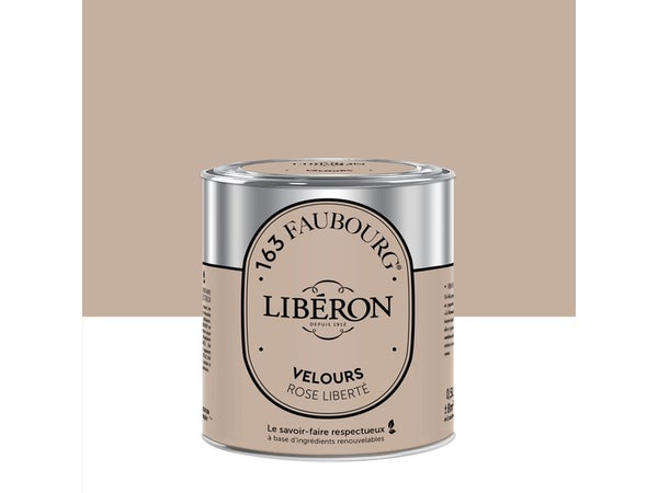 Peinture rose liberté multisupport 163 faubourg LIBÉRON velours 0.5 l