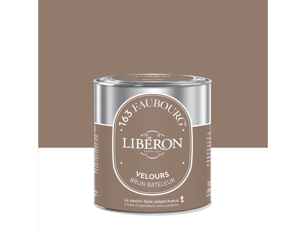 Peinture brun bateleur multisupport 163 faubourg LIBÉRON velours 0.5 l