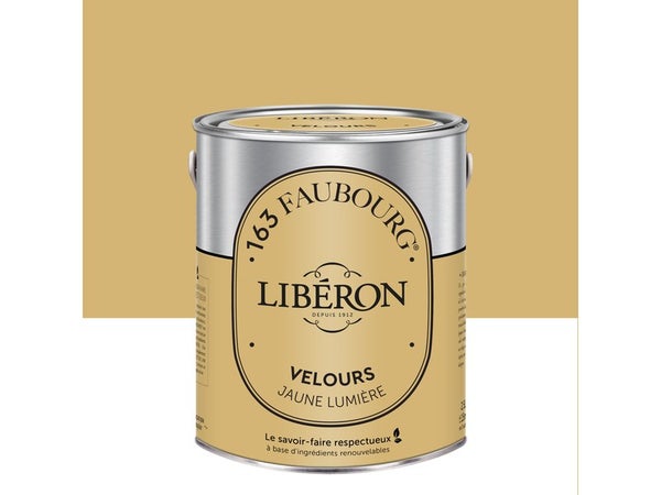 Peinture jaune lumière multisupport 163 faubourg LIBÉRON velours 2.5 l