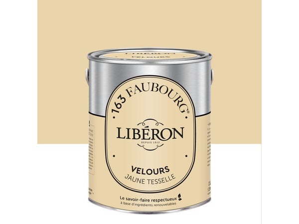 Peinture jaune tesselle multisupport 163 faubourg LIBÉRON velours 2.5 l