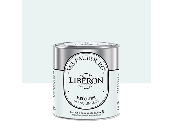 Peinture blanc lingère multisupport 163 faubourg LIBÉRON velours 0.5 l