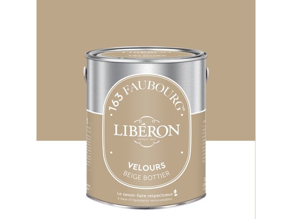 Peinture beige bottier multisupport 163 faubourg LIBÉRON velours 2.5 l