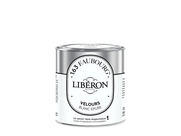 Peinture blanc épure multisupport 163 faubourg LIBÉRON velours 0.5 l