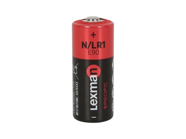 Pile alcaline rechargeable  lr1 e90, LEXMAN