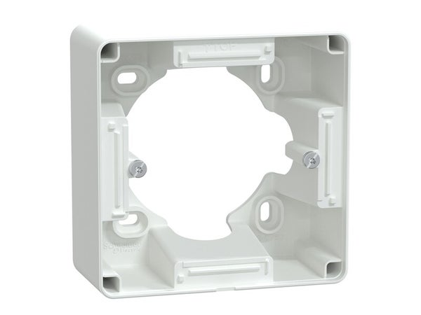 Boîte support pour montage saillie 36mm Ovalis, SCHNEIDER ELECTRIC, blanc