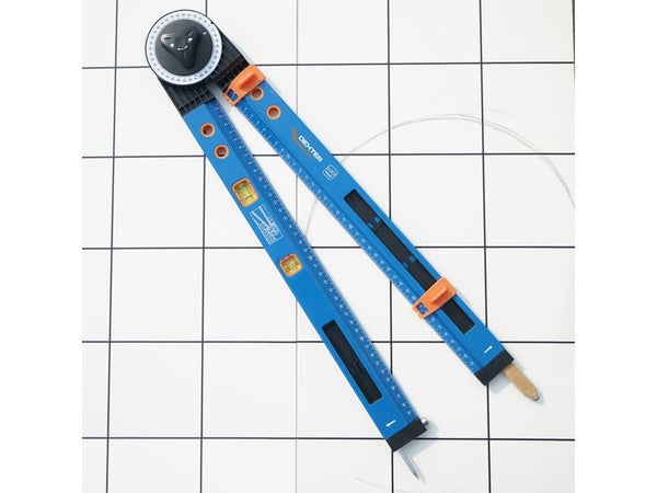 Niveau 2 fioles multifonction et crayon DEXTER, L 52 cm