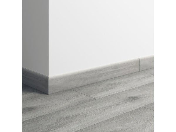 2 plinthes 7,5 x 60 cm épaisseur 9 mm bois gris clair 06