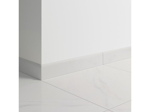 3 plinthes 8 x 45 cm épaisseur 9 mm marbre blanc 39