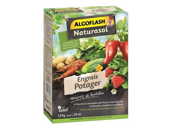 Engrais potager ALGOFLASH, 1,5 kg
