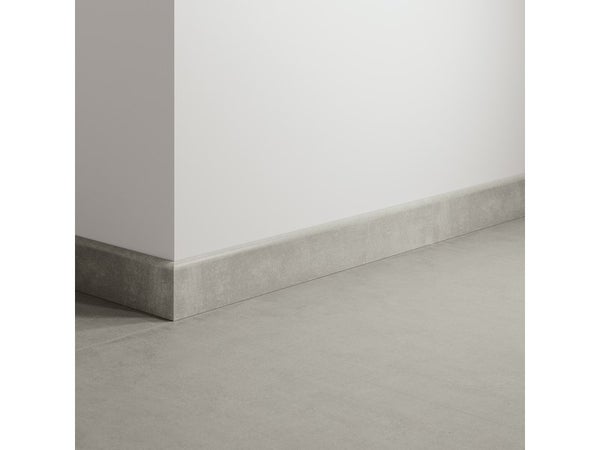 Lot de 2 plinthes Béton gris clair n°23, l. 8 x L. 60 cm, Ep.9 mm