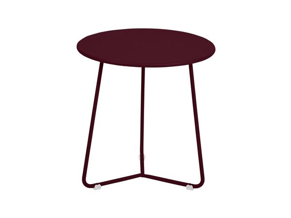 Table d'appointFERMOB ronde 1 personne rouge cerise