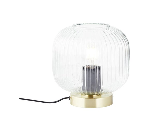 Lampe Dipsy, acier, laiton, H.21 cm INSPIRE, E27