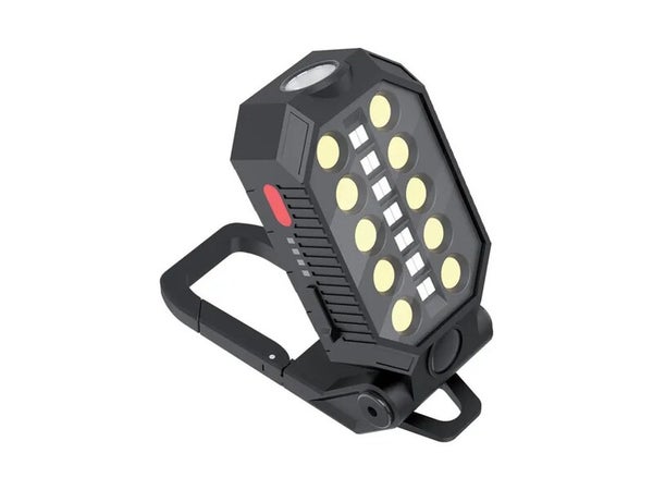 Baladeuse rechargeable 450 lm 30 mètres noire Xanlite