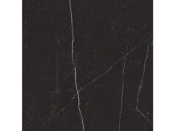 Carrelage sol intérieur / mur intérieur effet marbre noir Rimini l.60 x L.60 cm