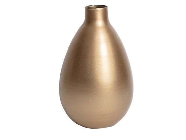 Vase verre doré, Noctis, 27 x 42 cm