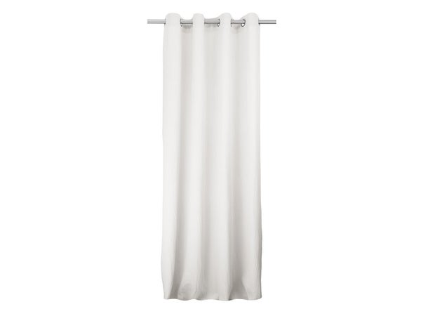 Rideau Suzan, coton l.140 x H.280 cm INSPIRE, blanc