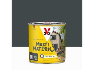 Peinture extérieure bois, fer, plastique V33 anthracite mat 0.5L