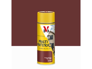 Bombe de peinture Multimaterio V33 rouge basque satine 400 ml