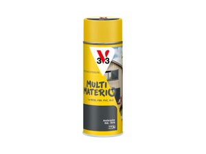 Bombe de peinture Multimaterio V33 anthracite mat 400 ml