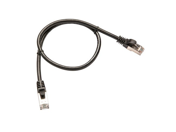 Câble cat 6 RJ45 0,5m pvc noir LEXMAN