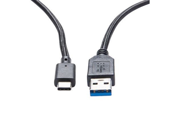 Cable USBA/USBC, 2m, noir, Lexman