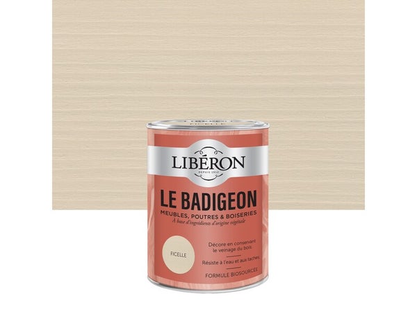 Badigeon Le badigeon LIBERON ficelle mat 250 ml