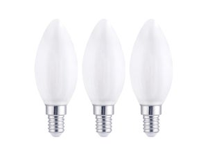 Lot de 3 ampoules led à filament  E14, 806Lm = 5.9W, LEXMAN