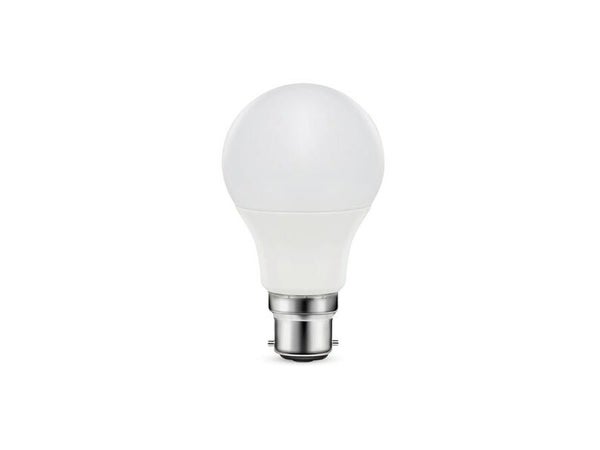 Ampoule led, plastique, B22, 806lm = 60W, blanc chaud, LEXMAN