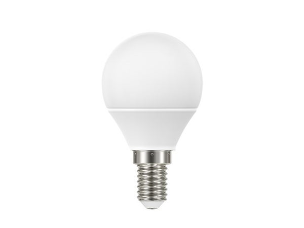 Ampoule led, plastique, sphérique, E14, 470lm = 40W, blanc neutre, LEXMAN