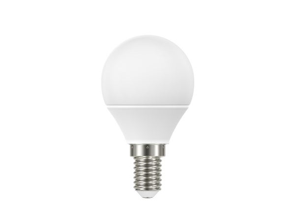 Ampoule led, plastique, sphérique, E14, 470lm = 40W, blanc chaud, LEXMAN