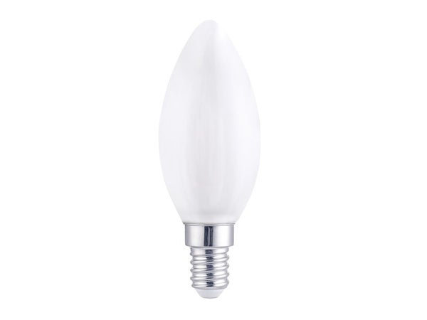 Ampoule led, flamme, E14, 806lm = 60W, blanc chaud, LEXMAN