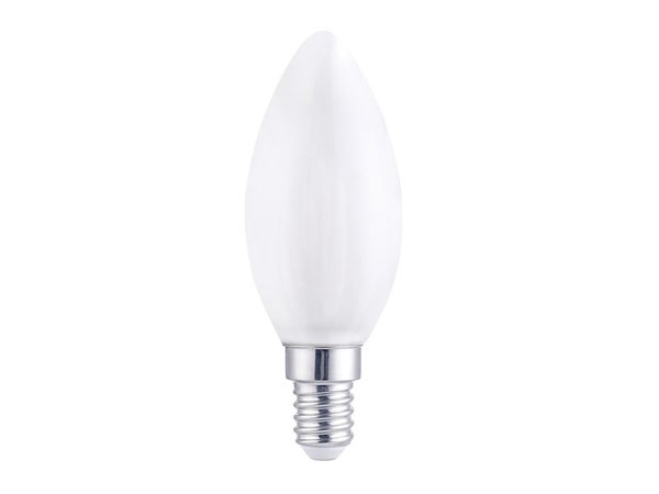 Ampoule led, flamme, E14, 806lm = 60W, blanc neutre, LEXMAN