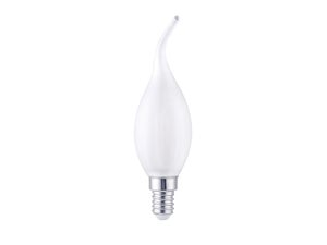 Ampoule led flamme coup de vent e14 3,4w=40w 470lm depoli 4000k LEXMAN