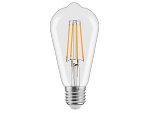 Ampoule led edison verre e27 3,4w=40w 470lm claire 4000k LEXMAN